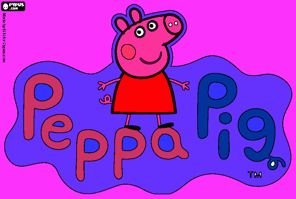 Peppa Luana para colorear