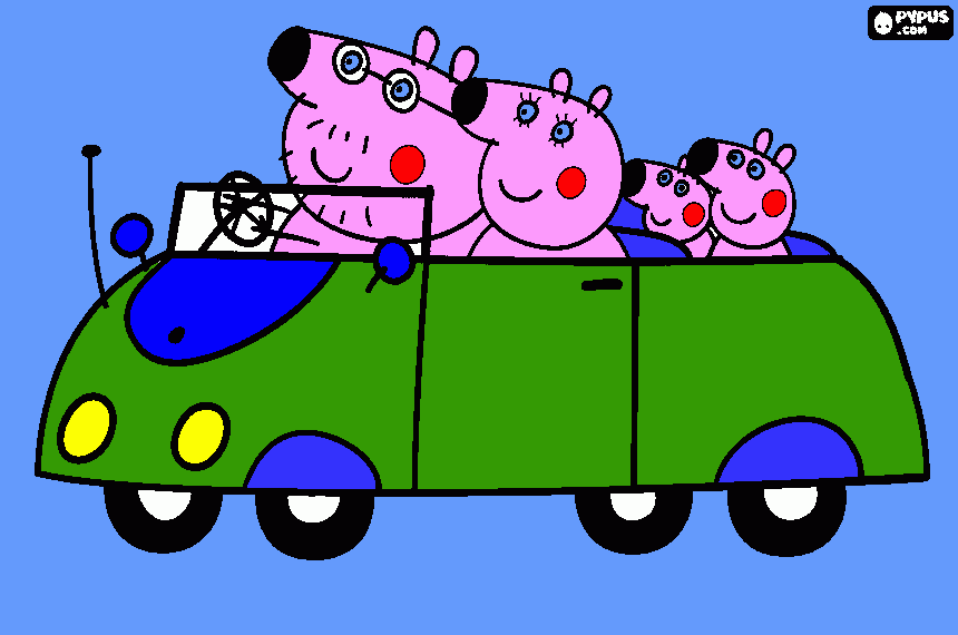 peppa pic para colorear