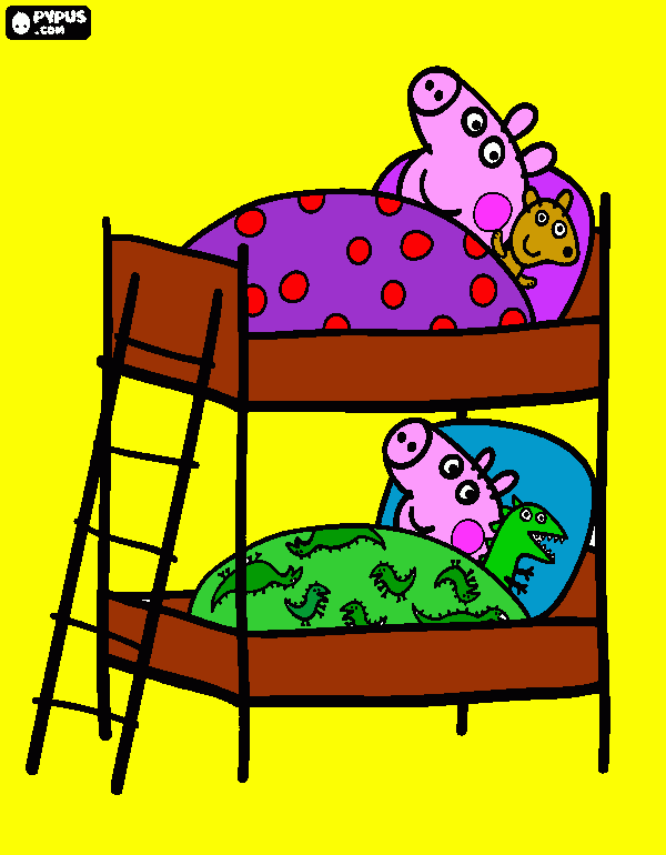 peppa pig la cerdita para colorear