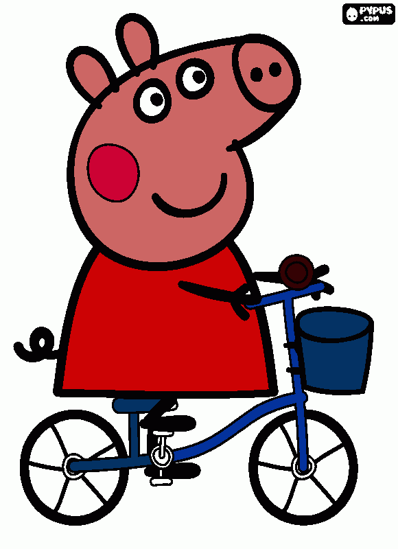 peppa po  para colorear