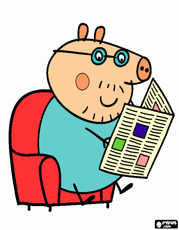 periodico para colorear