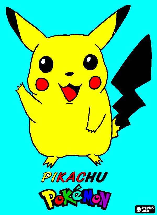 PICACHU¡¡¡¡ para colorear