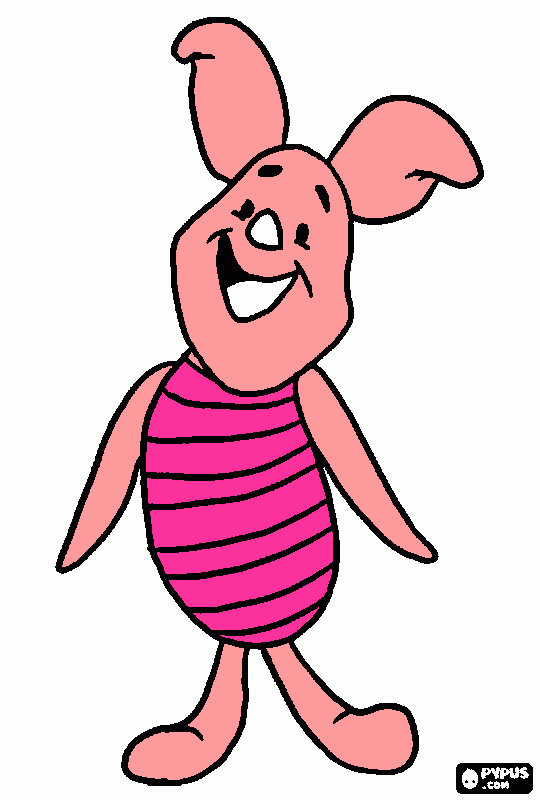 pigglet para colorear