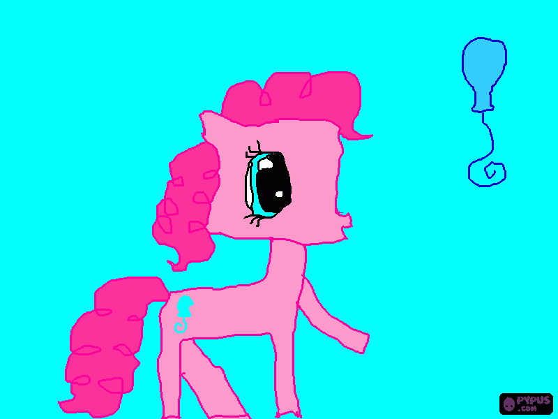 pinkie pie de my little pony para colorear