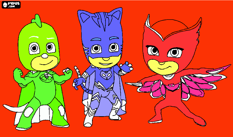 PJ Mask para colorear