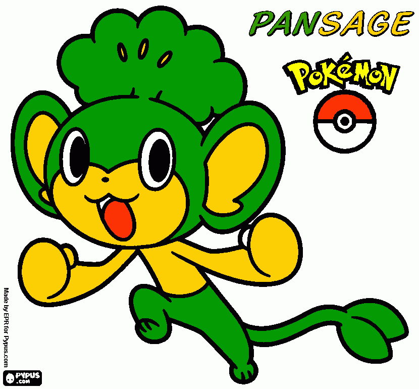 pokemon para colorear