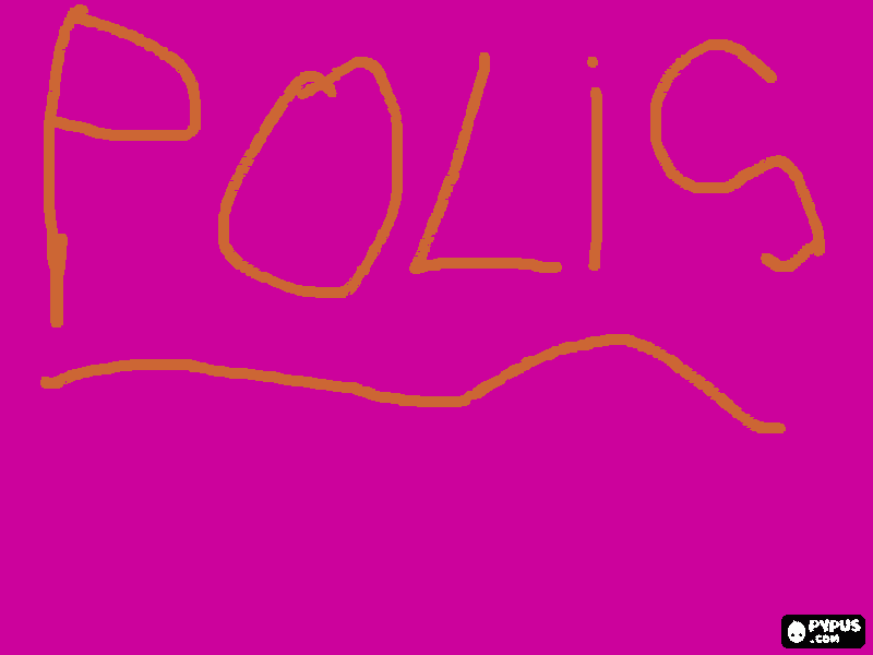 polis para colorear