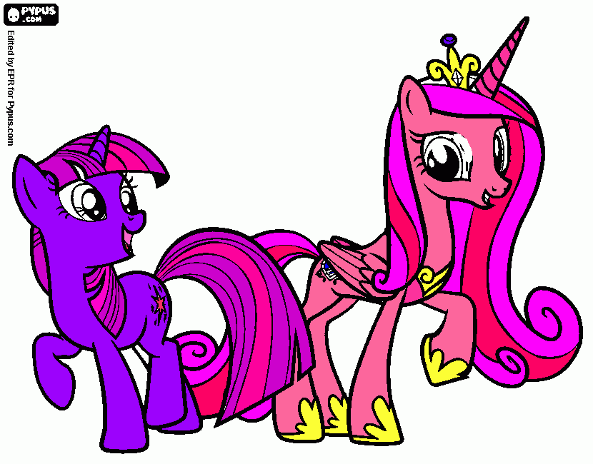 ponys  de  fantasia para colorear