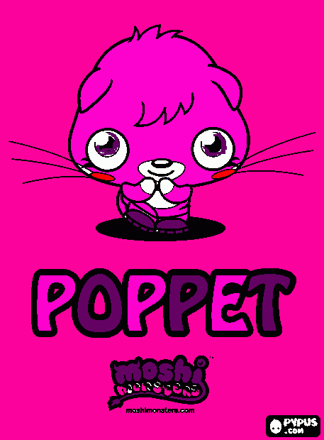 poopet para colorear