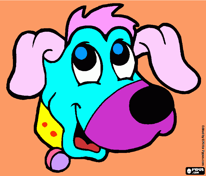 puppy para colorear