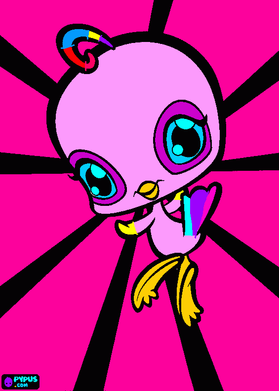 Pájaro. para colorear