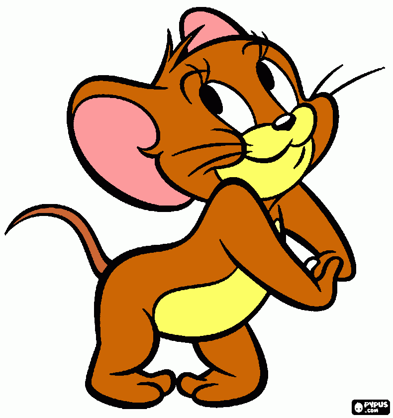 Ratolí Jerry  para colorear