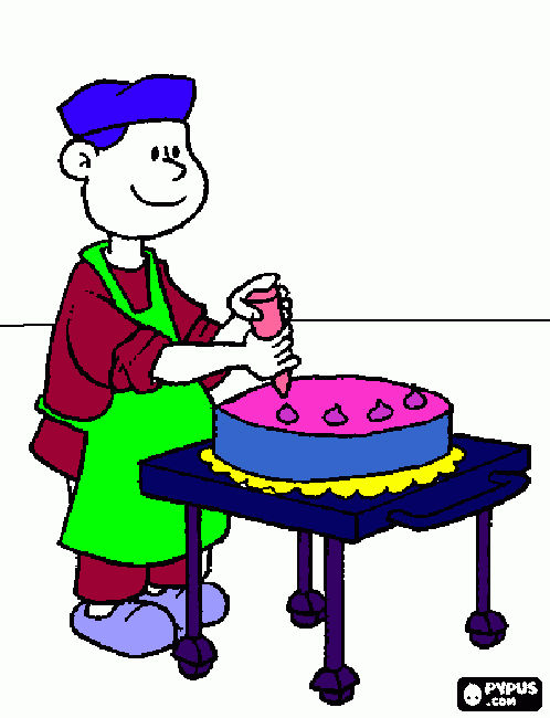 repostero para colorear