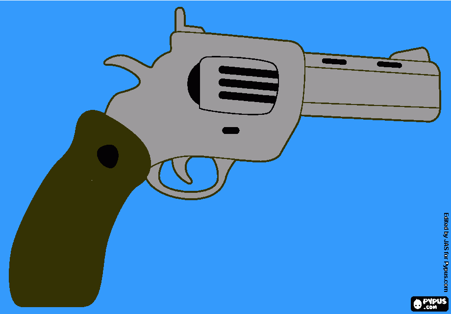 revolver para colorear