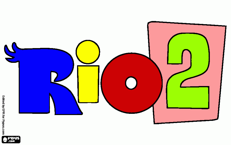 rio2 para colorear