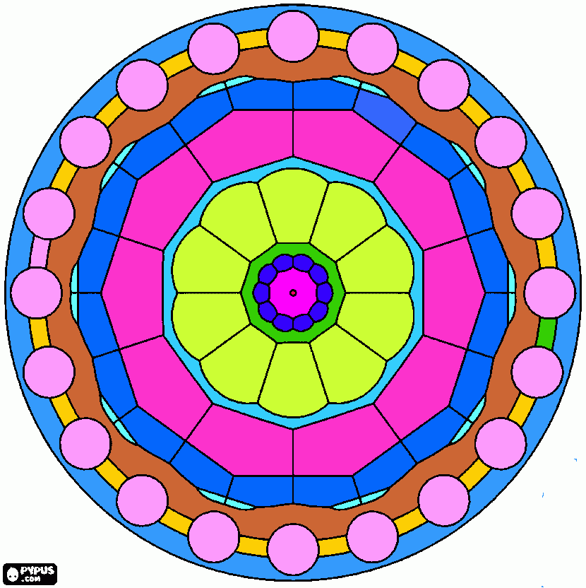 ronda para colorear