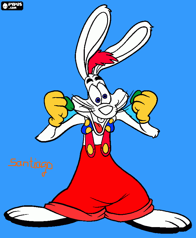 Royer Rabit para colorear