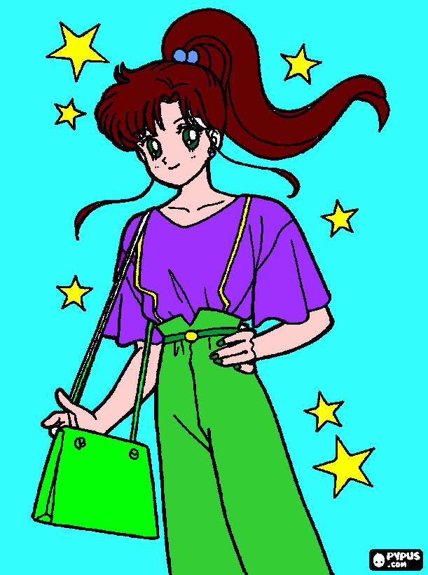 sailor jupiter para colorear