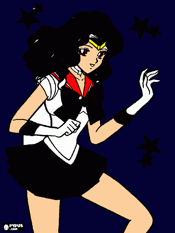 sailor neptmal para colorear