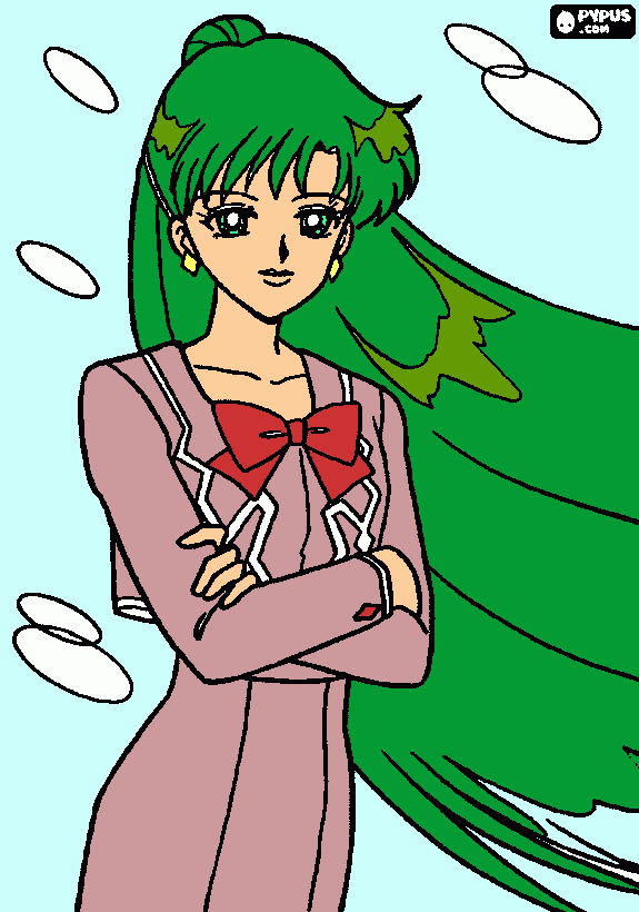 sailor pluto para colorear