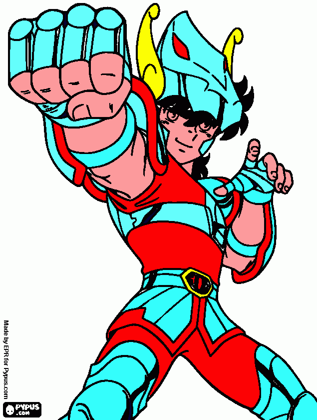 Saint Seiya  para colorear