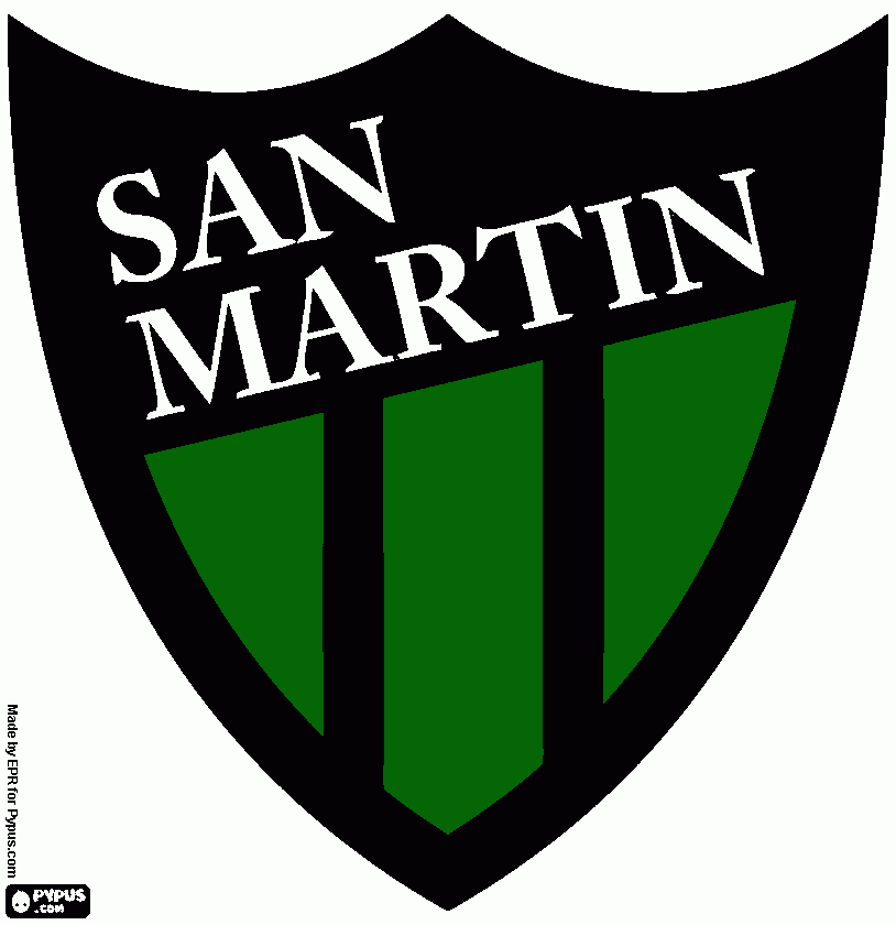 San Martin de San Juan para colorear