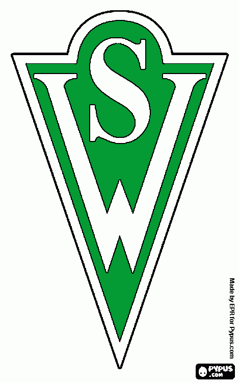 Santiago Wanderers  para colorear