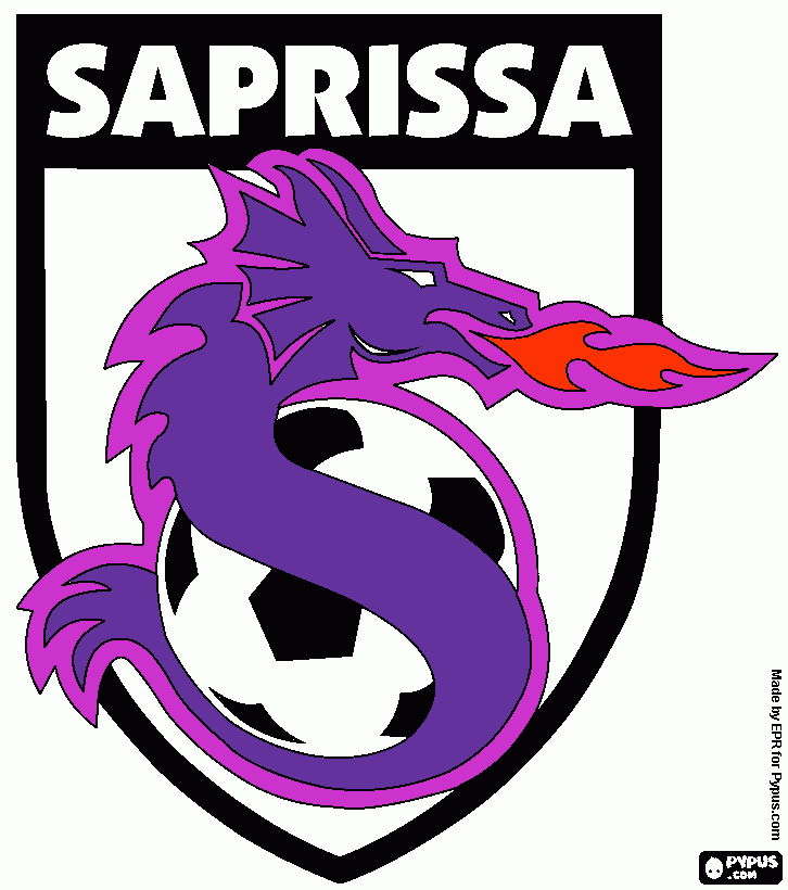 saprisa para colorear