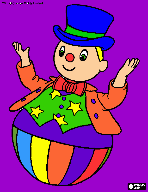 señor tentempie para colorear