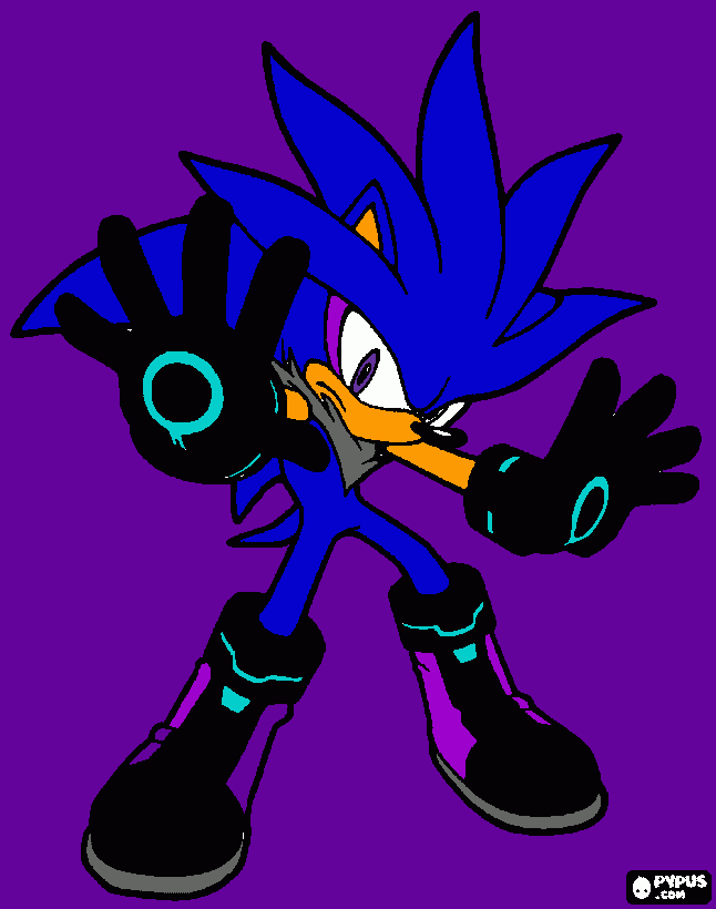 shanicer the hedgehog  para colorear