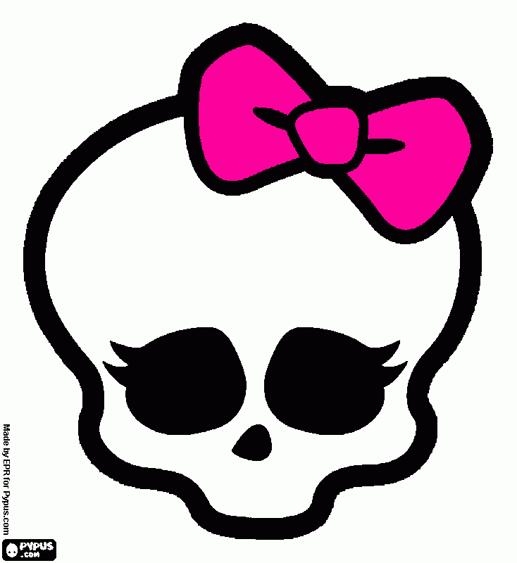 signo  de  monster high para colorear