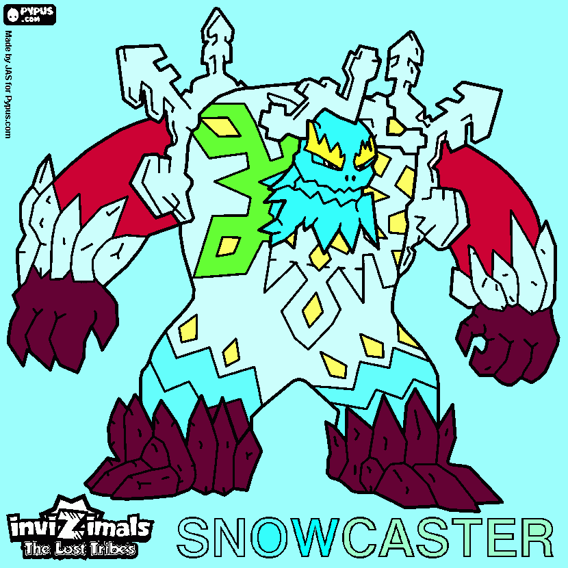 SNOWCASTER para colorear