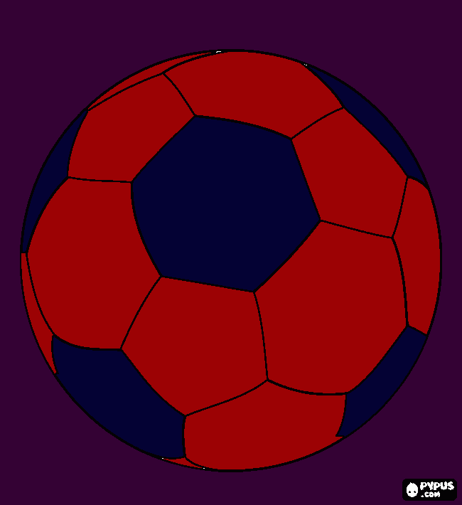 soccer ball para colorear