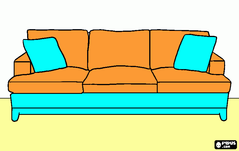 sofa3 para colorear