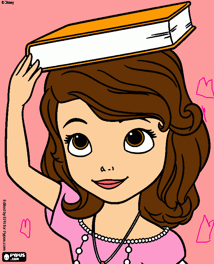 sofia libro para colorear