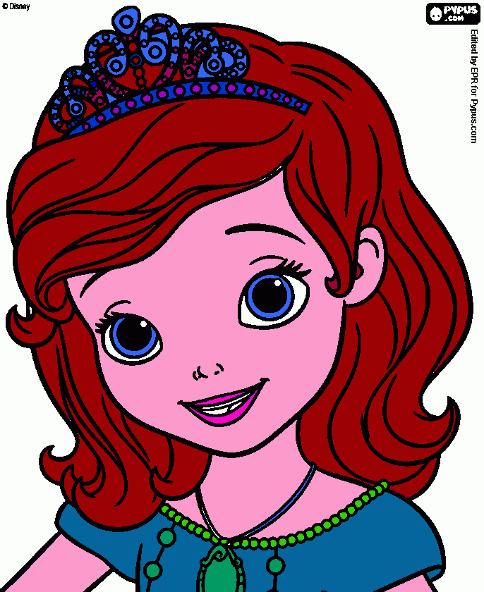 sofia para colorear