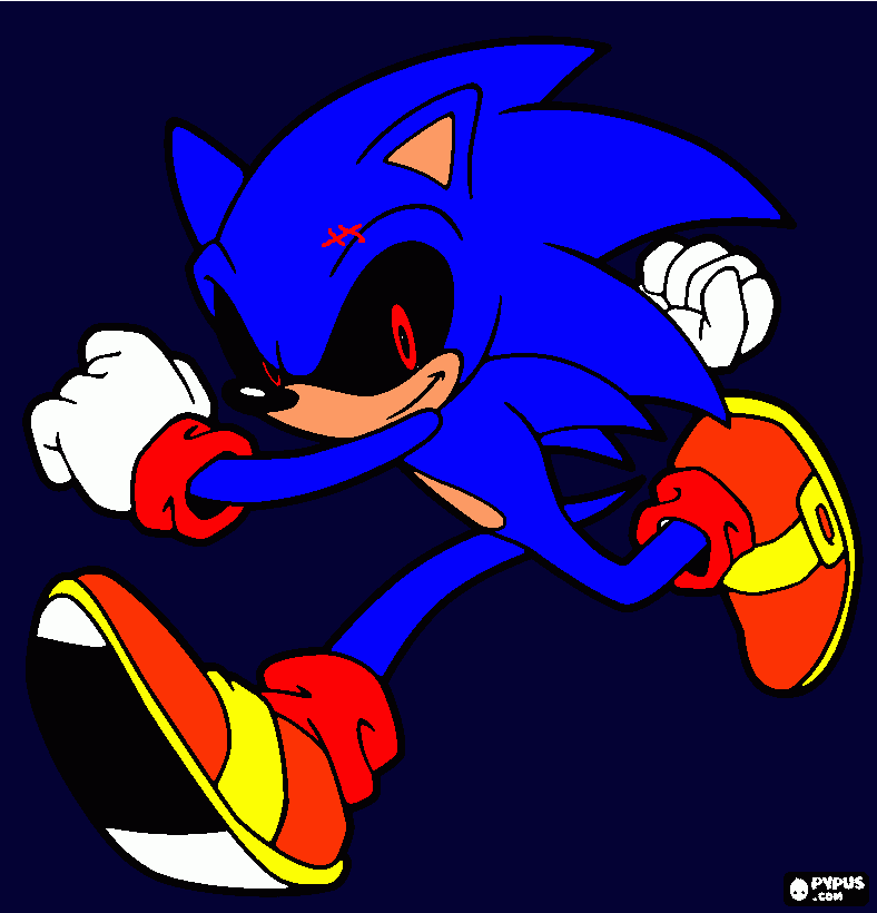 SONIC AVENTURAS para colorear