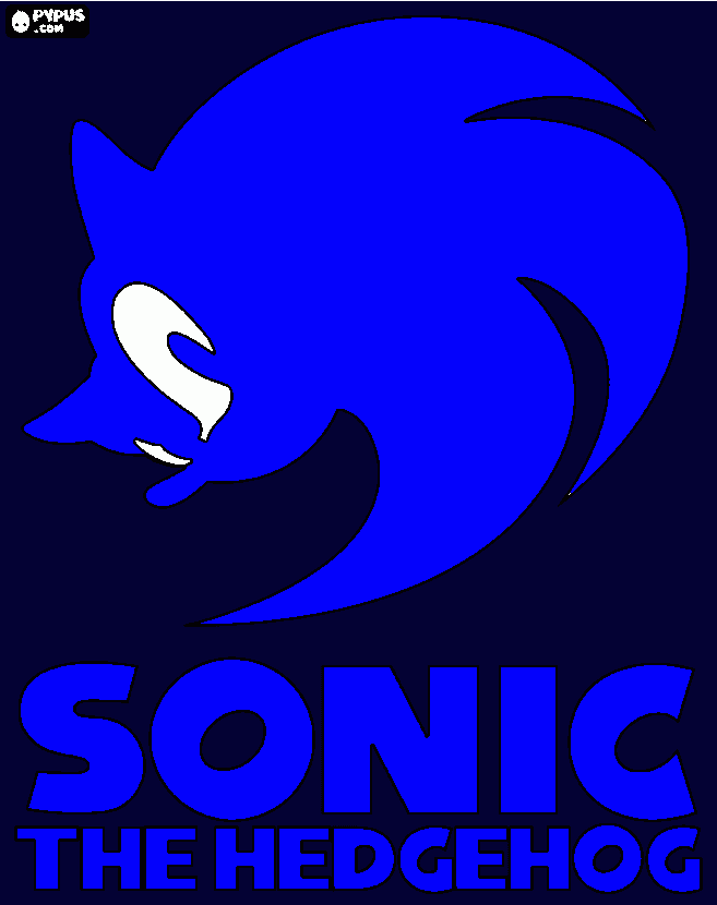 sonic la pelicula para colorear