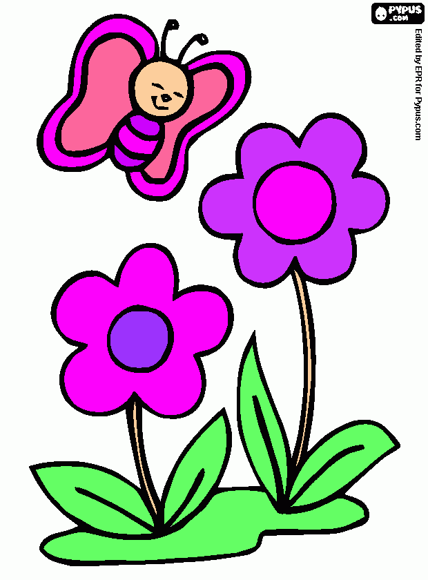 sos flores para colorear