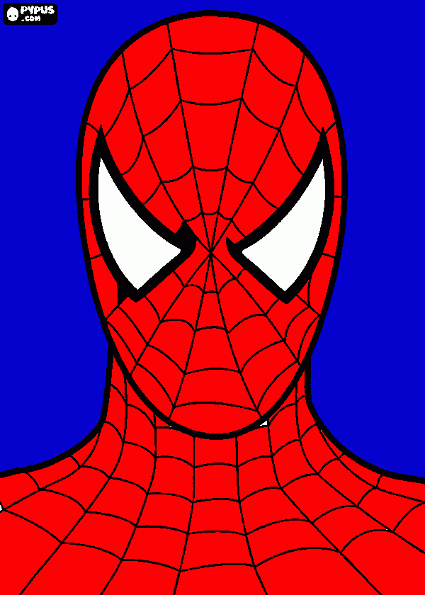 spiderman 19  de  dic de  2014 para colorear