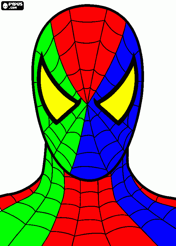 spiderman - Arnau para colorear