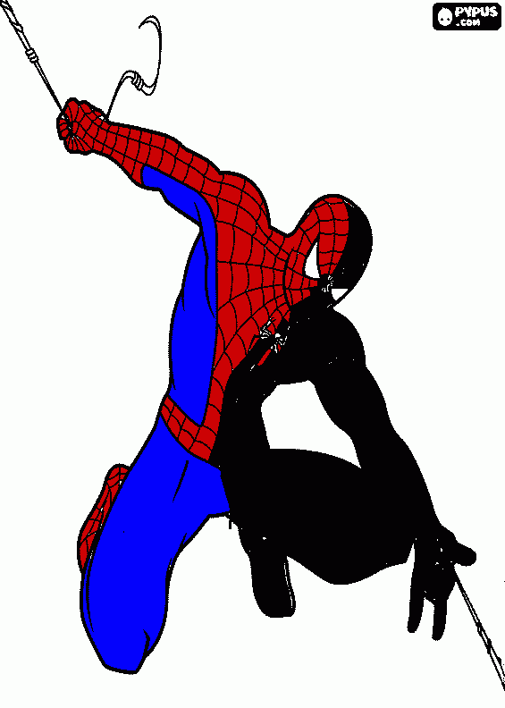 spiderman2 para colorear