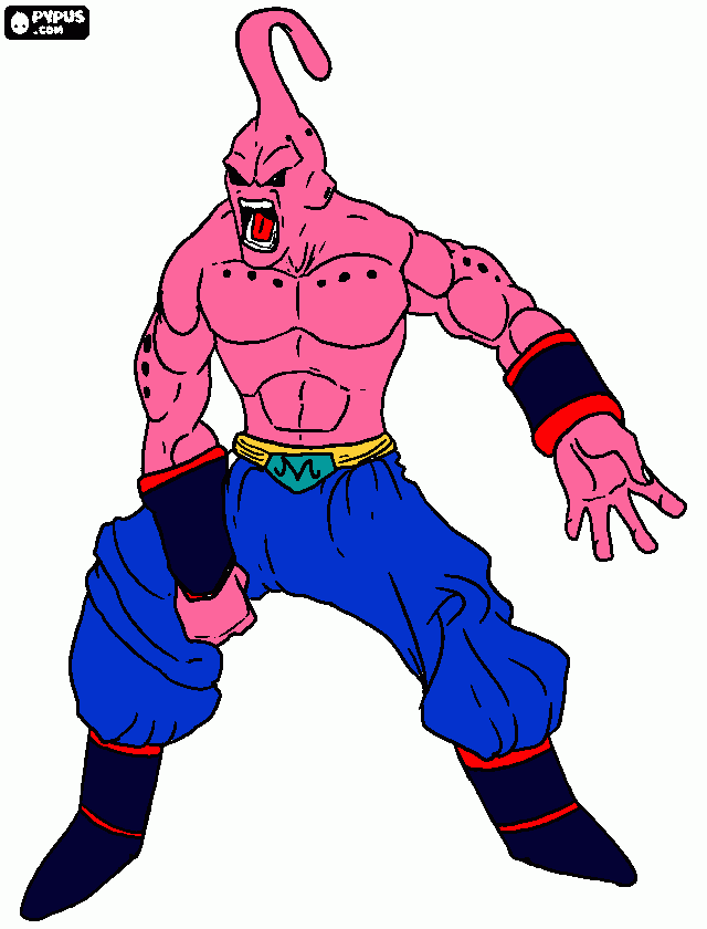 super malo sajajin para colorear