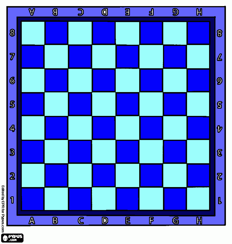 tablero 1 para colorear