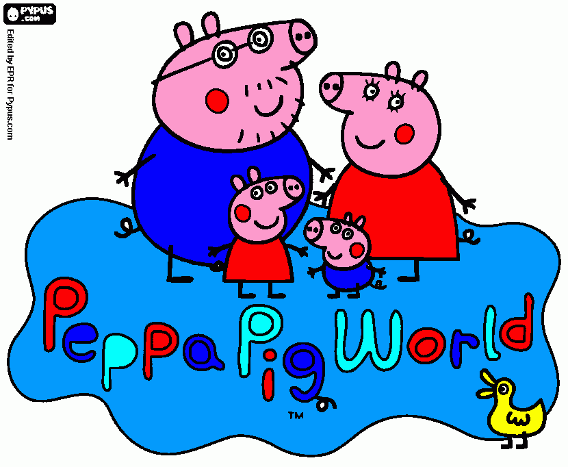 Te dejo mi dibujo de pepa pig cx  para colorear