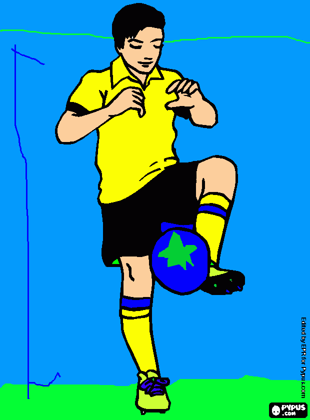 tevez para colorear