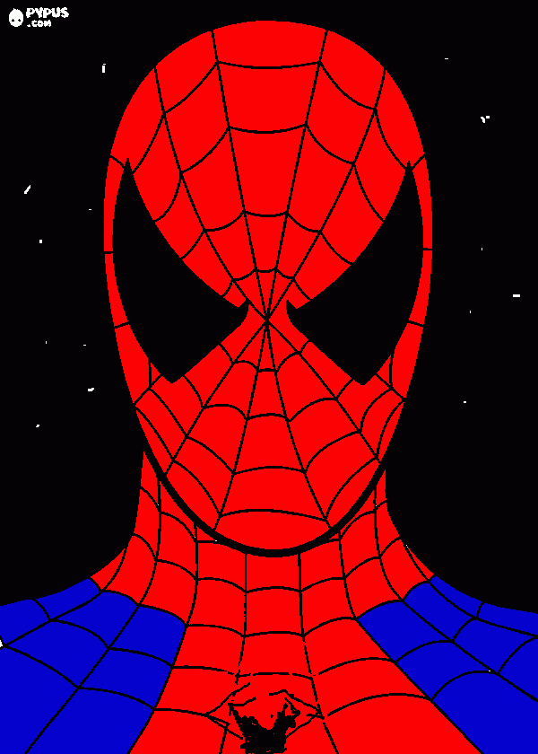 the amazin SPIDER MAN 4 para colorear