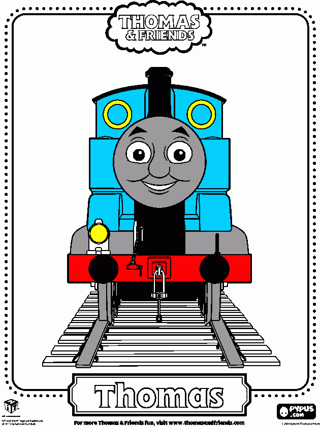 thomas and friends para colorear