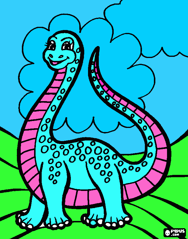 tinosaurio para colorear