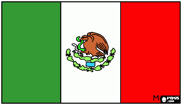 tipico de mexico para colorear